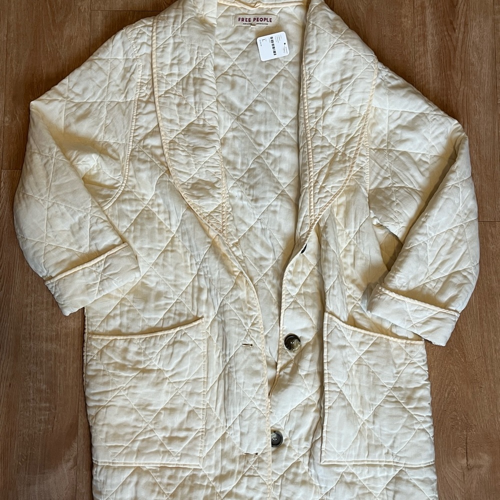 NWT Free People Happy Day Dreamer Quilted Jacket